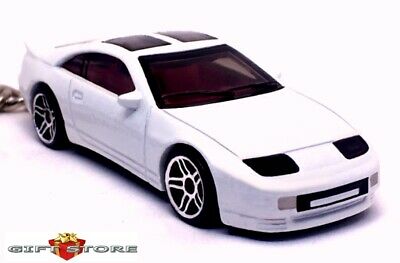 RARE KEY CHAIN FITS WHITE NISSAN 300ZX TWIN TURBO FAIRLADY Z CAR CUSTOM KEY RING